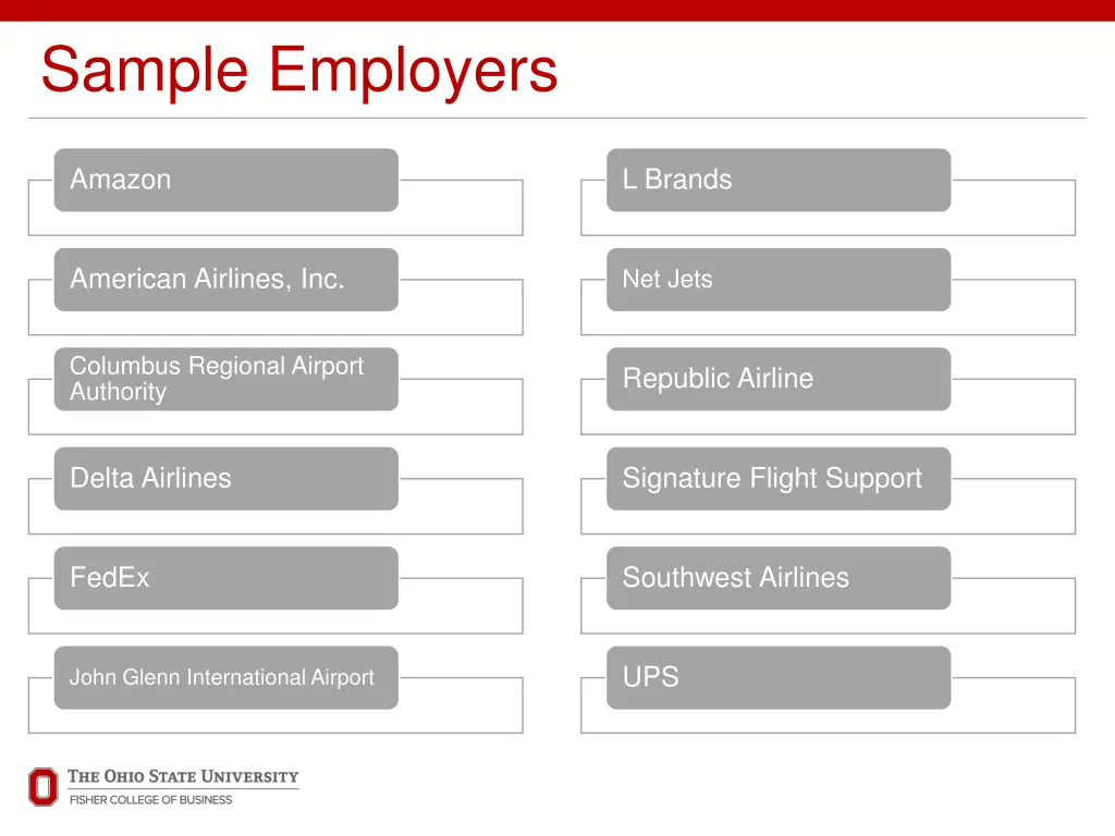 sample employers