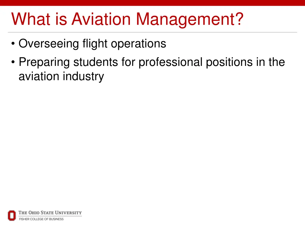 what is aviation management