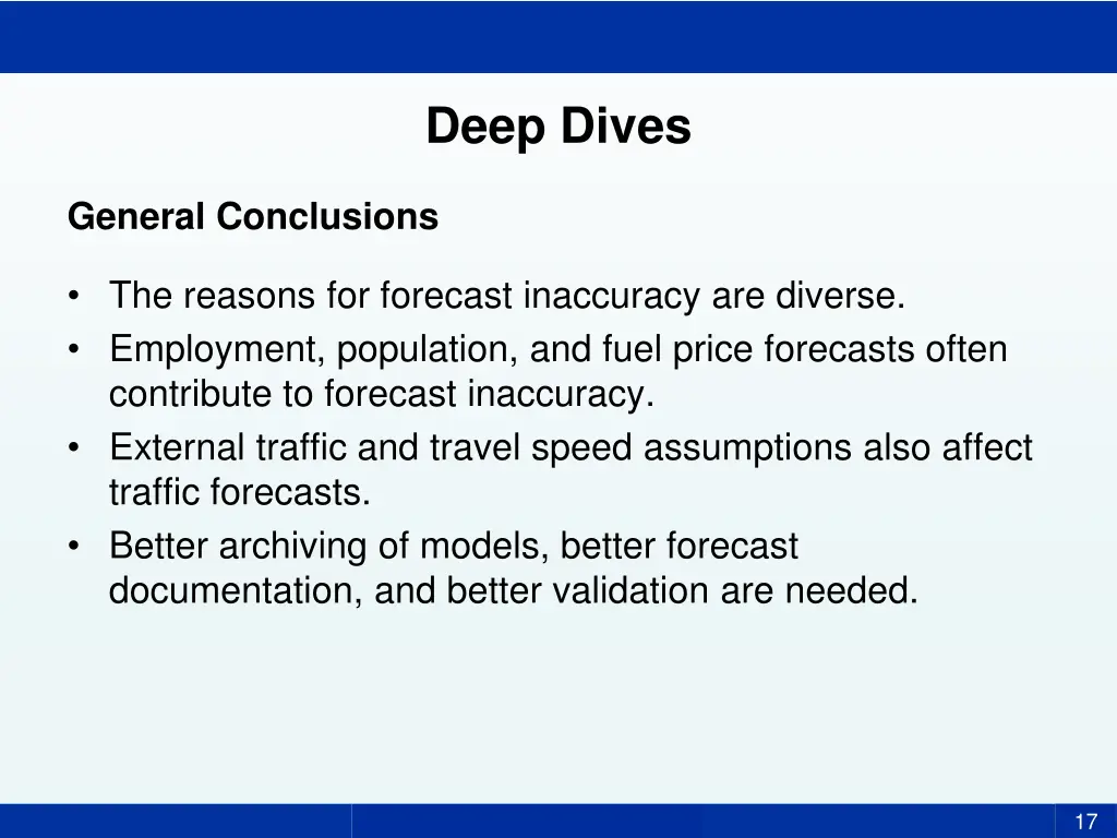 deep dives 1