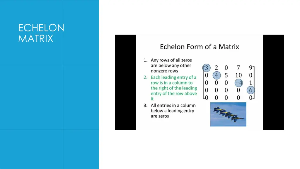 echelon matrix