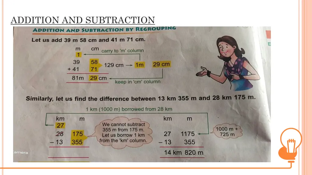 addition and subtraction