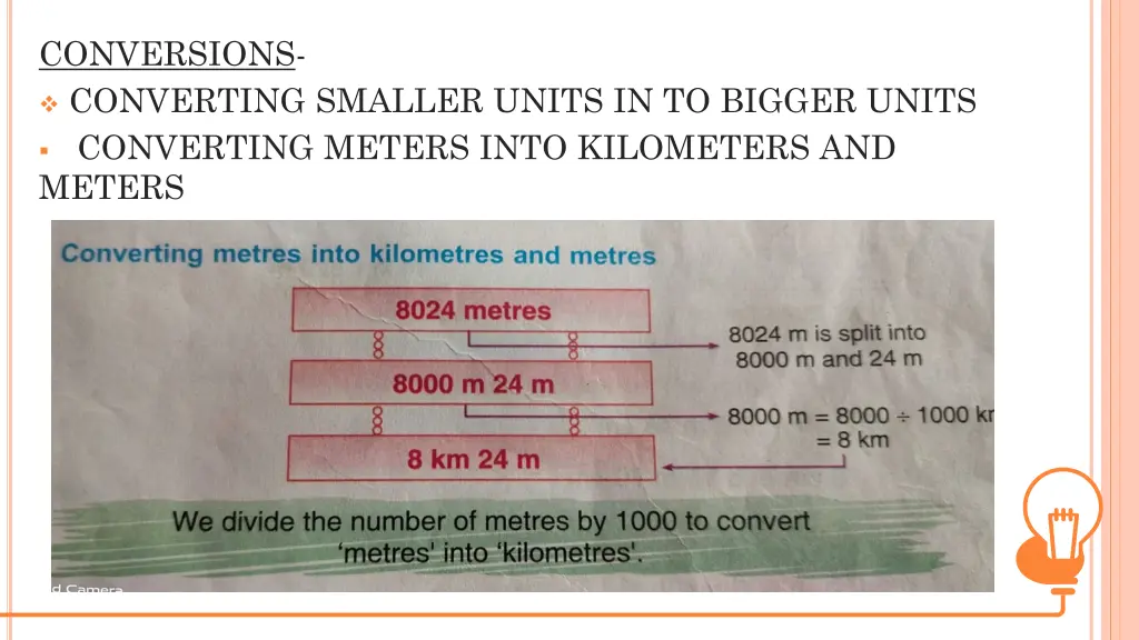 conversions converting smaller units in to bigger 3