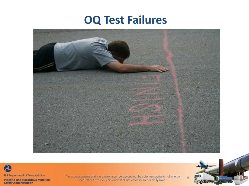 oq test failures