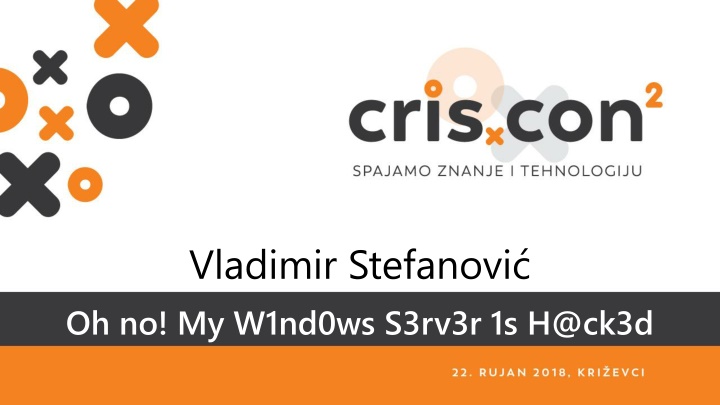 vladimir stefanovi oh no my w1nd0ws s3rv3r