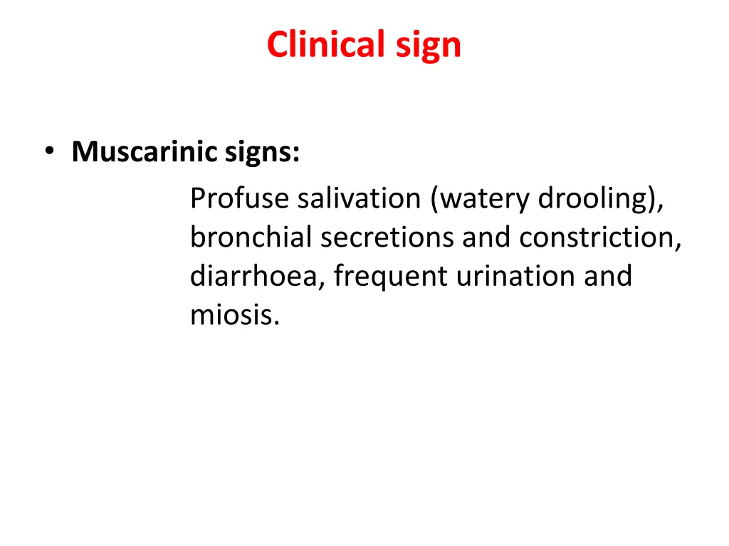 clinical sign