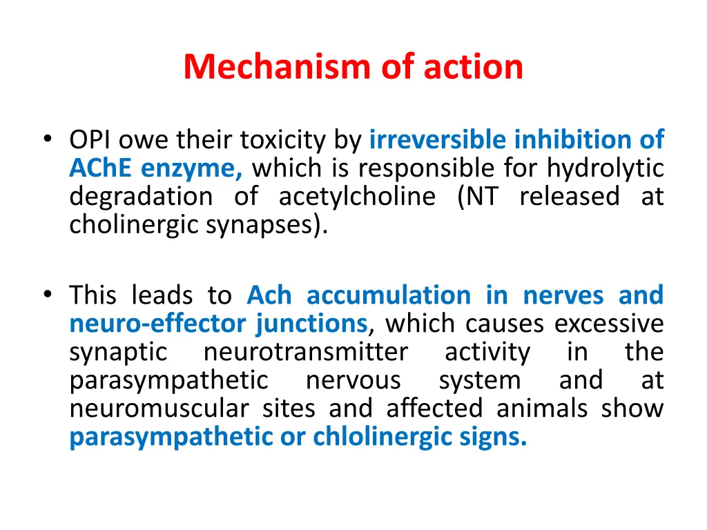 mechanism of action