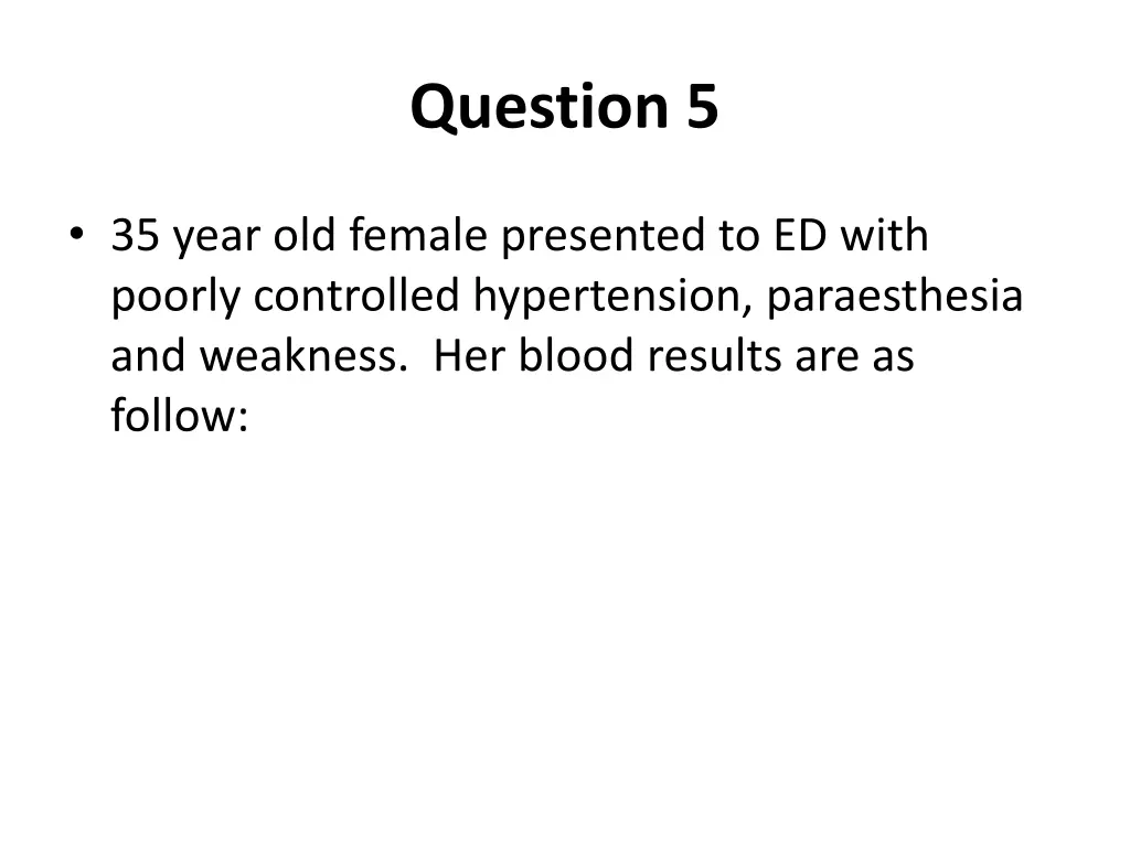 question 5