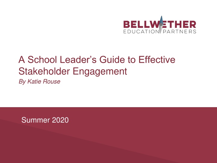 a school leader s guide to effective stakeholder