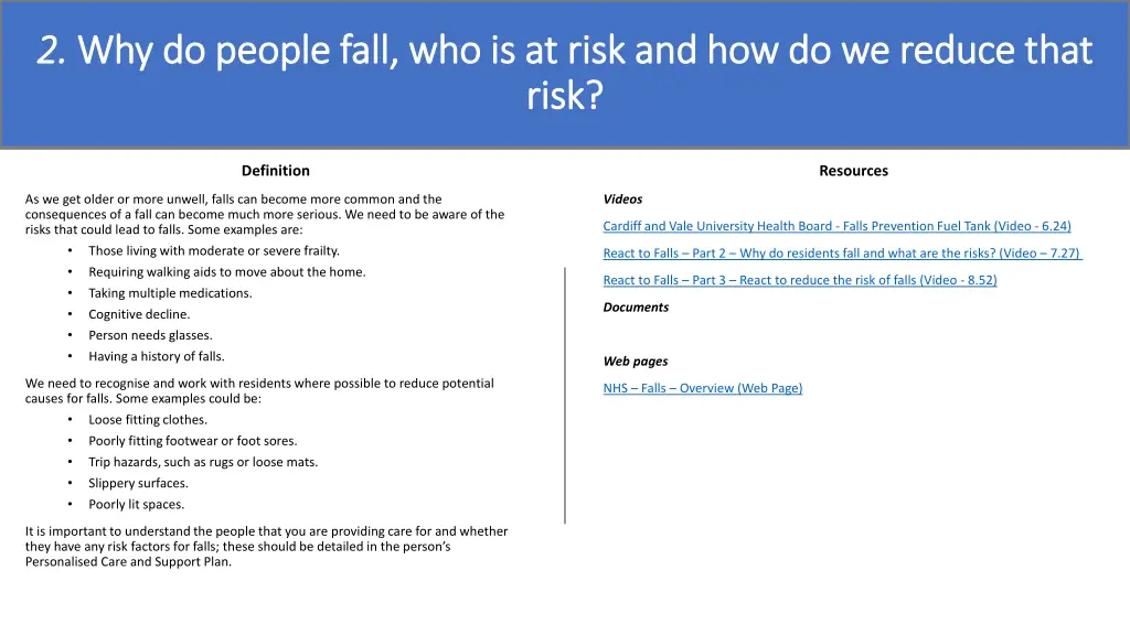 2 2 why do people fall who is at risk