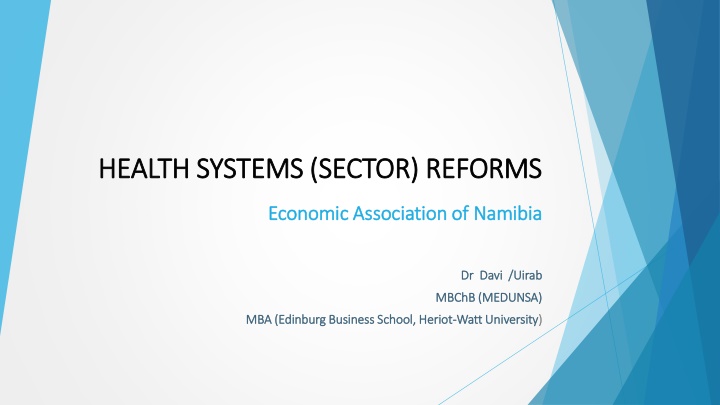 health systems sector reforms health systems