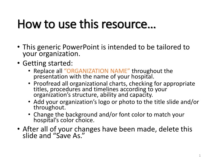 how to use this resource how to use this resource