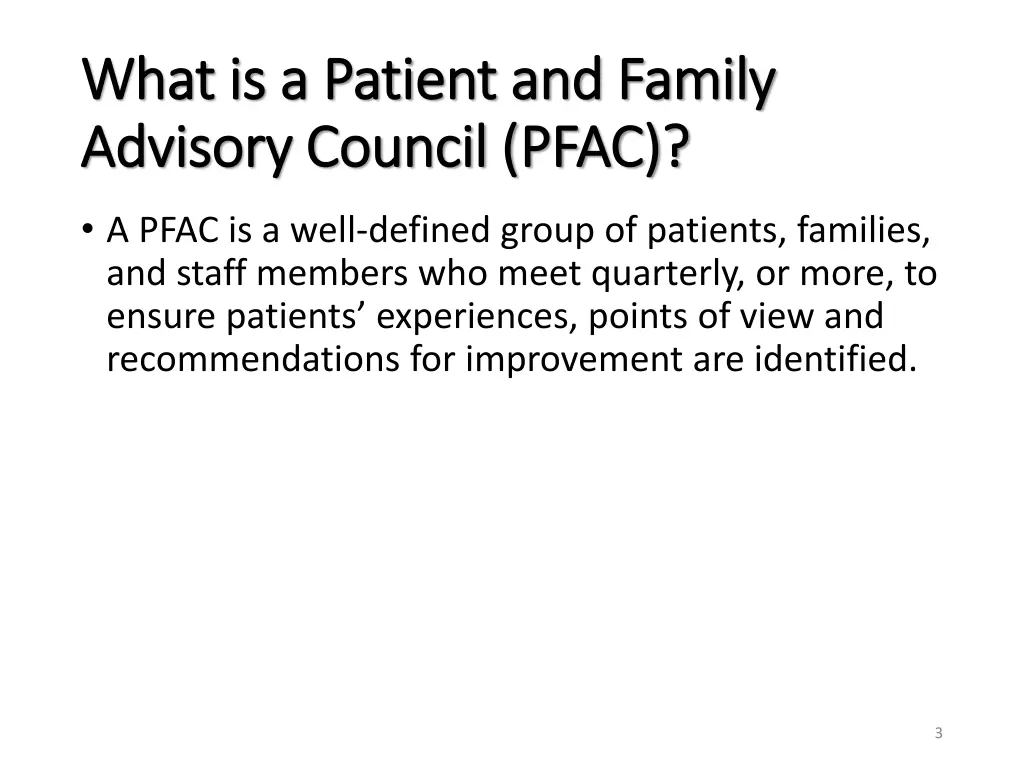 what is a patient and family what is a patient