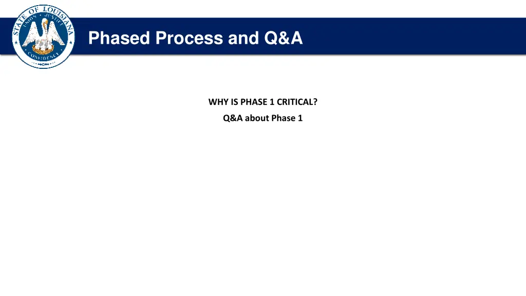 introduction and opening comments phased process 2