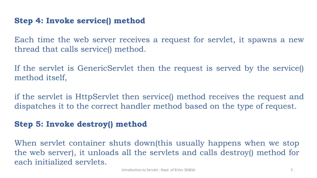 step 4 invoke service method