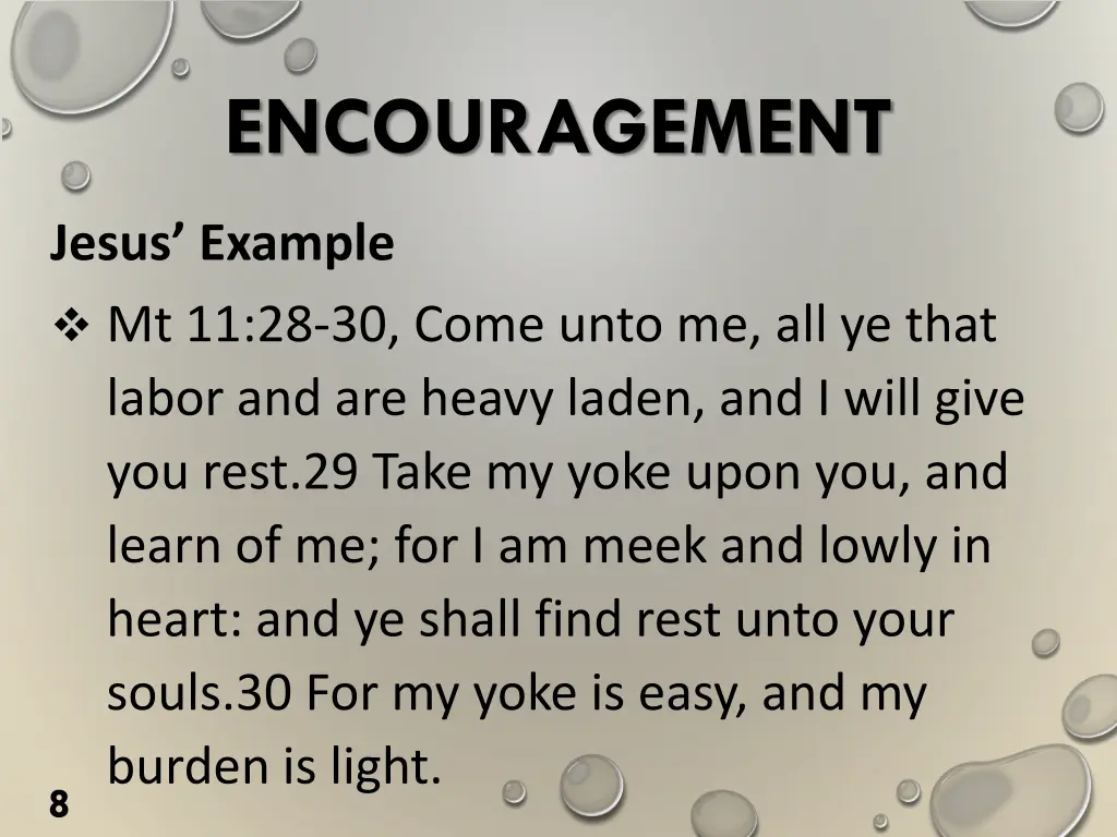 encouragement 6