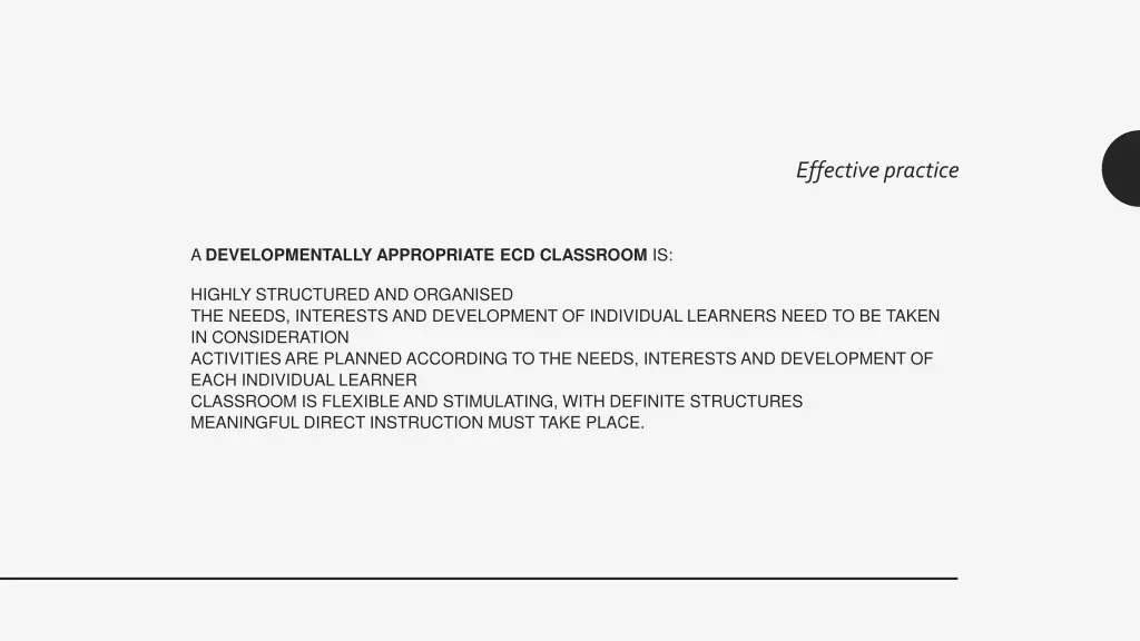 effective practice 1