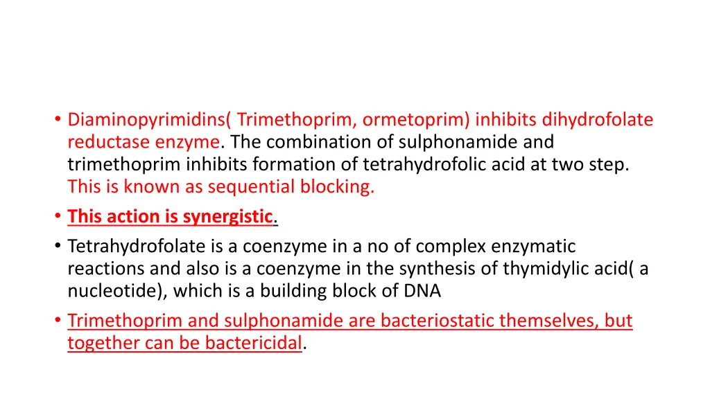 diaminopyrimidins trimethoprim ormetoprim