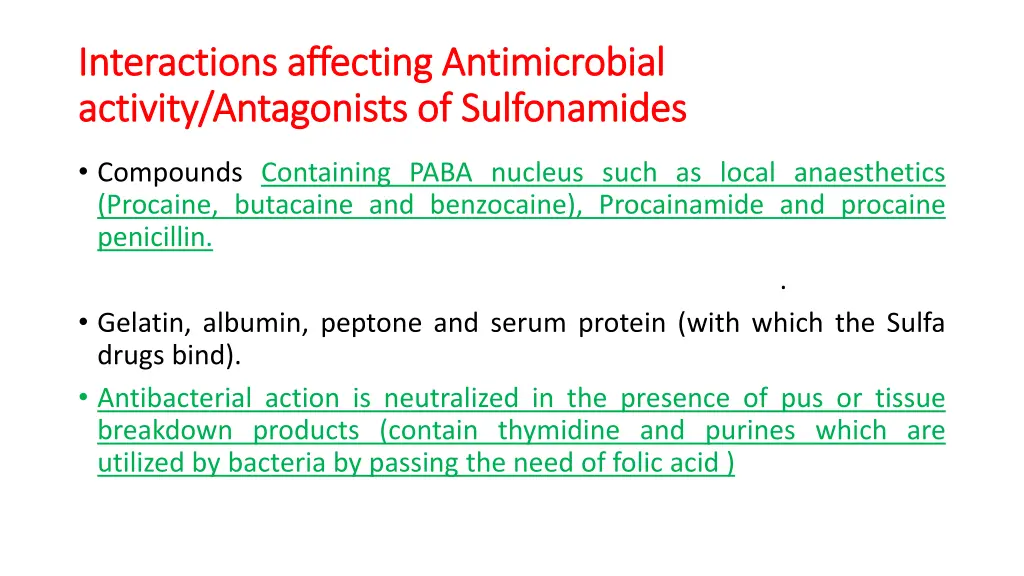 interactions affecting antimicrobial interactions