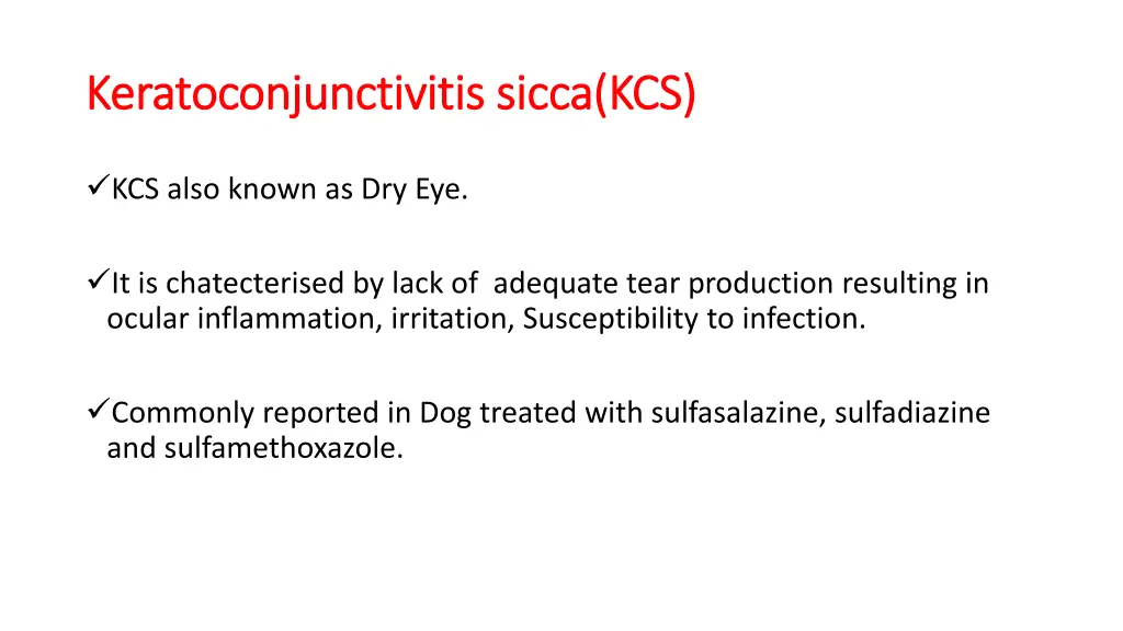 keratoconjunctivitis keratoconjunctivitis sicca