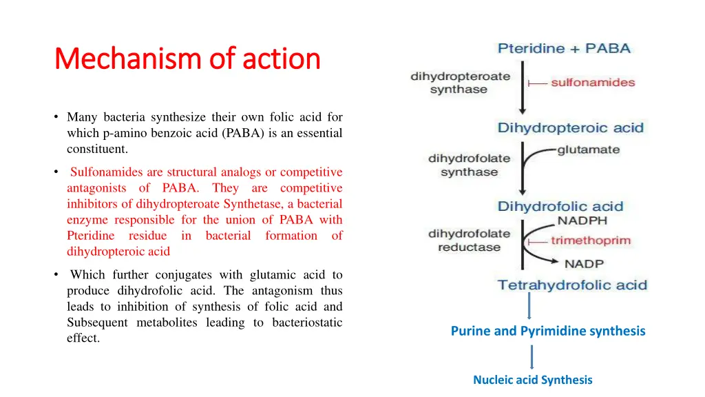 mechanism of action mechanism of action