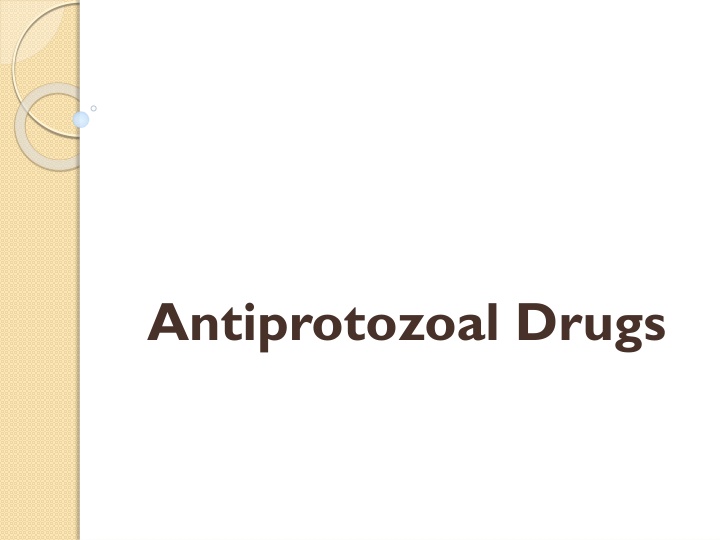 antiprotozoal drugs