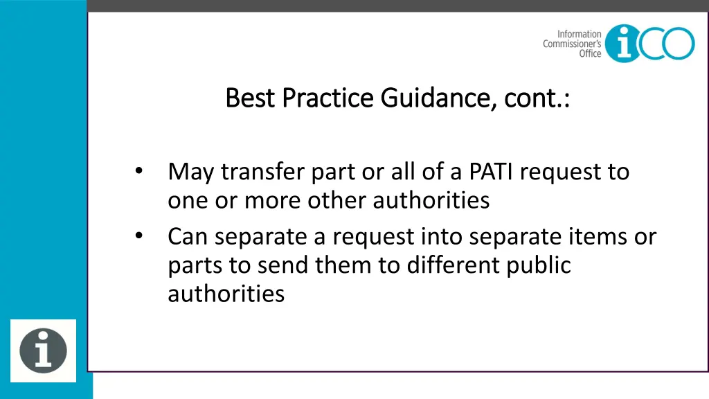 best practice guidance cont best practice