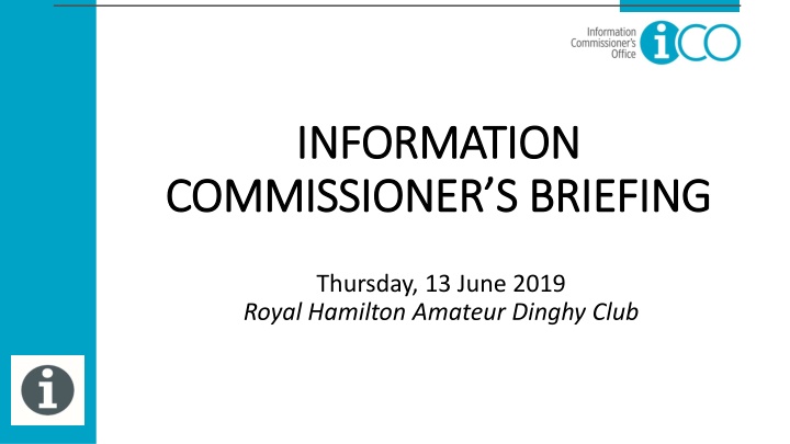 information information commissioner s briefing