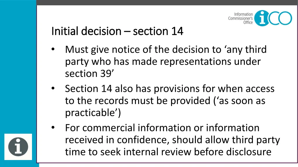 initial decision initial decision section 14 must