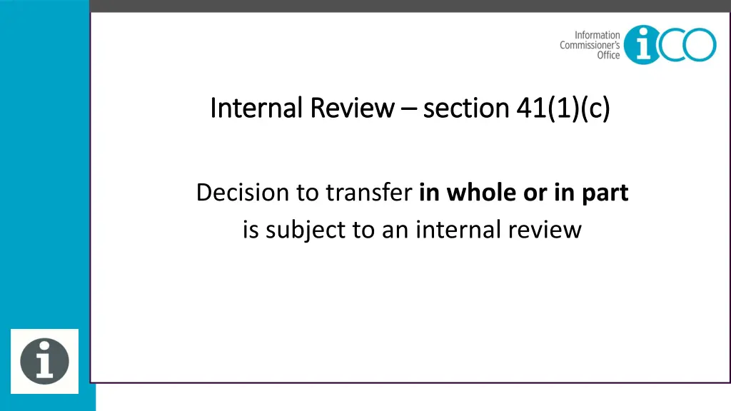 internal review internal review section 41 1 c