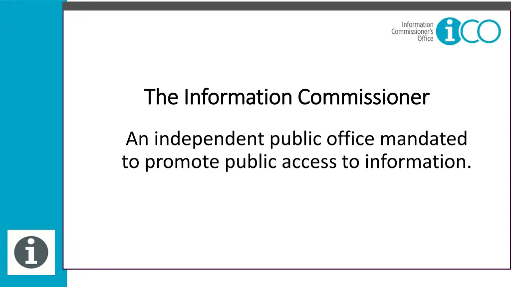 the information commissioner the information