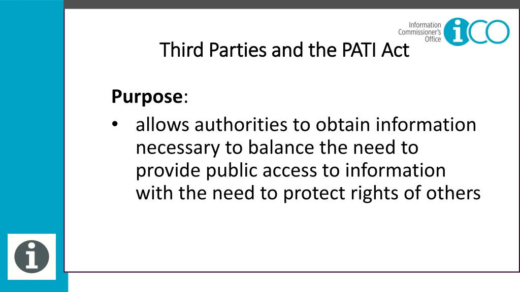 third parties and the pati act third parties 1