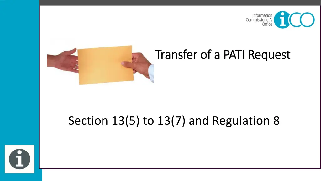 transfer of a pati request transfer of a pati