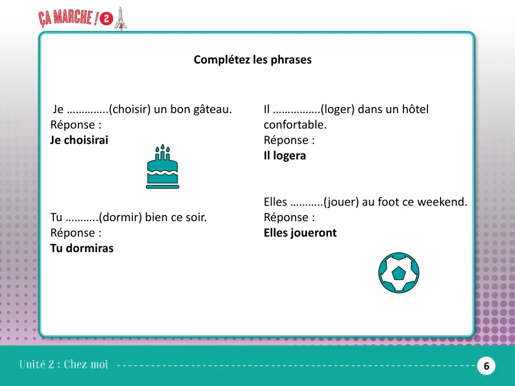 compl tez les phrases