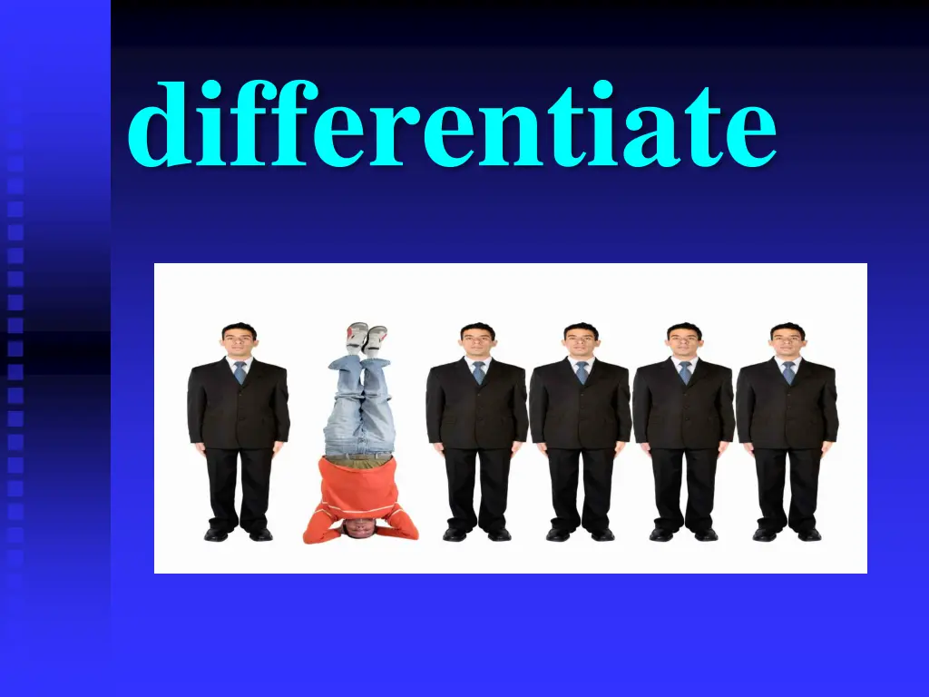 differentiate