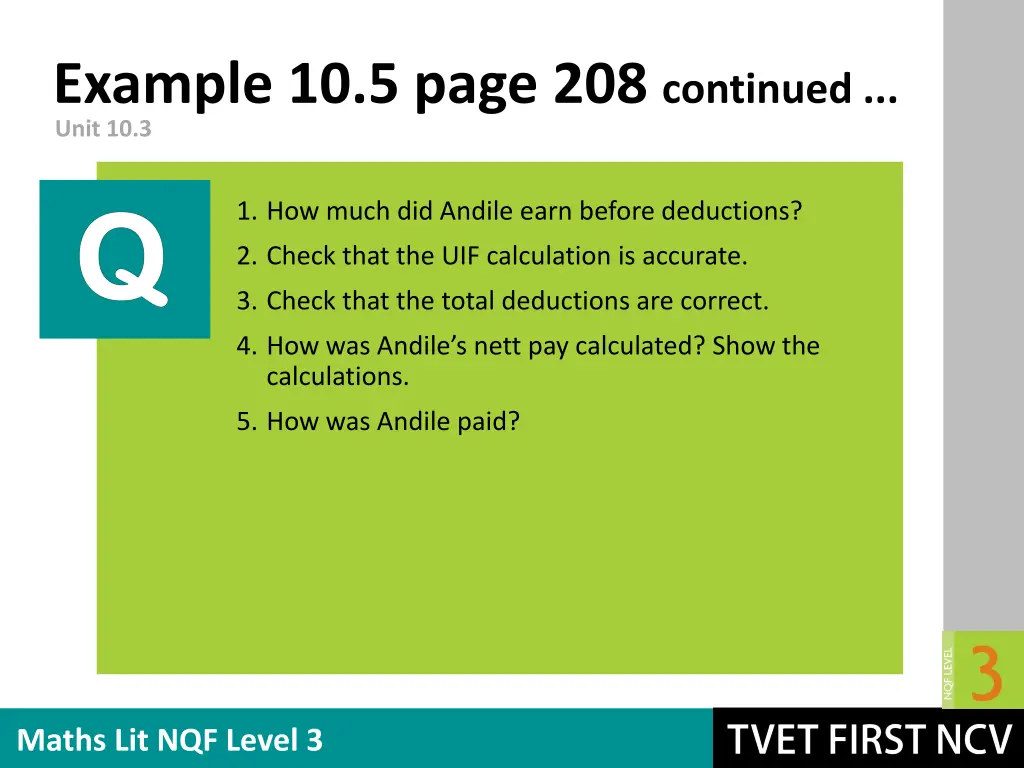 example 10 5 page 208 continued unit 10 3