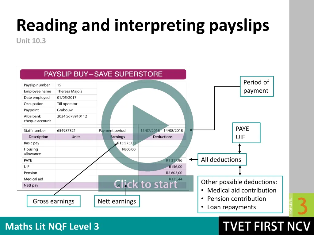 reading and interpreting payslips unit 10 3