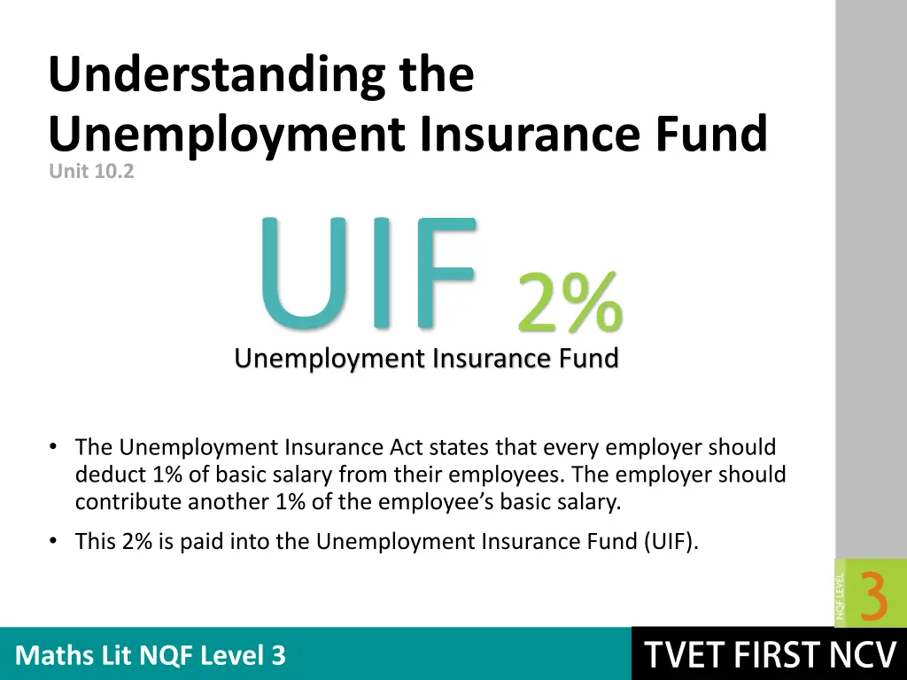 understanding the unemployment insurance fund