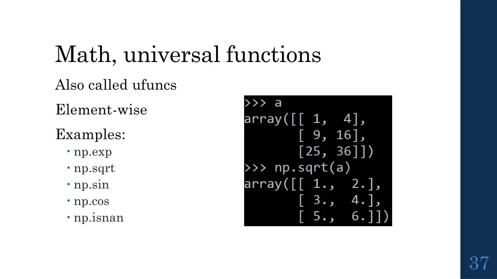 math universal functions 2