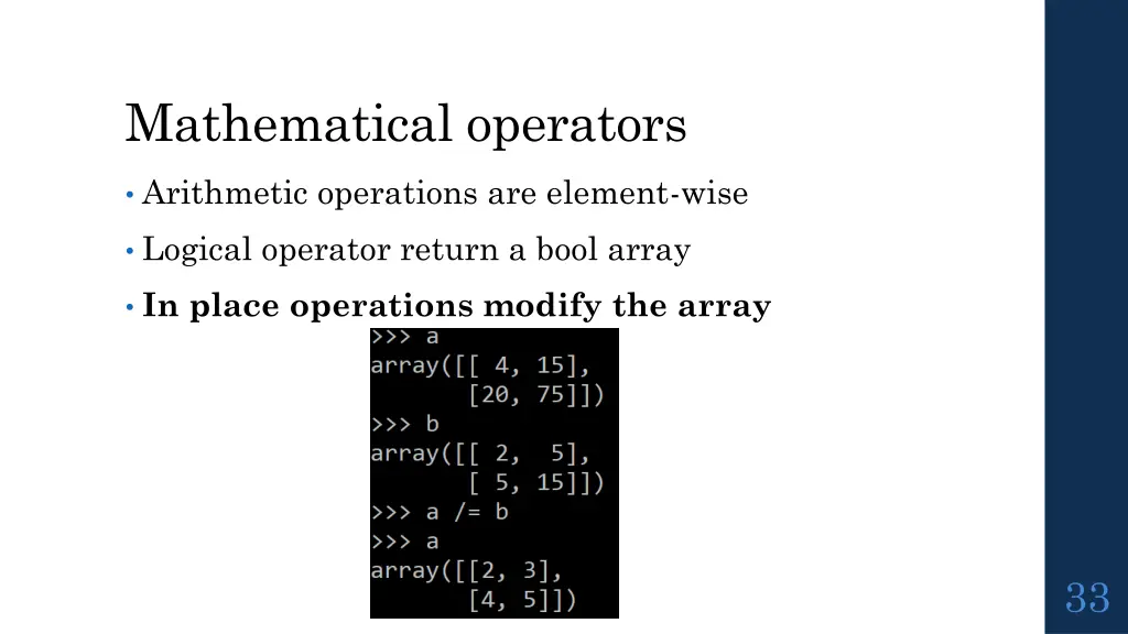 mathematical operators 3