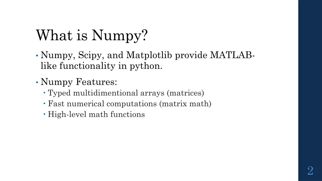 what is numpy