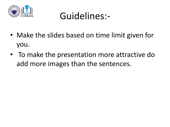 guidelines