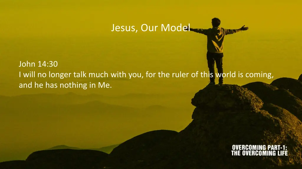 jesus our model