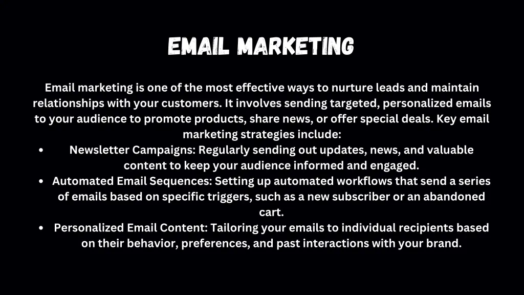 email marketing