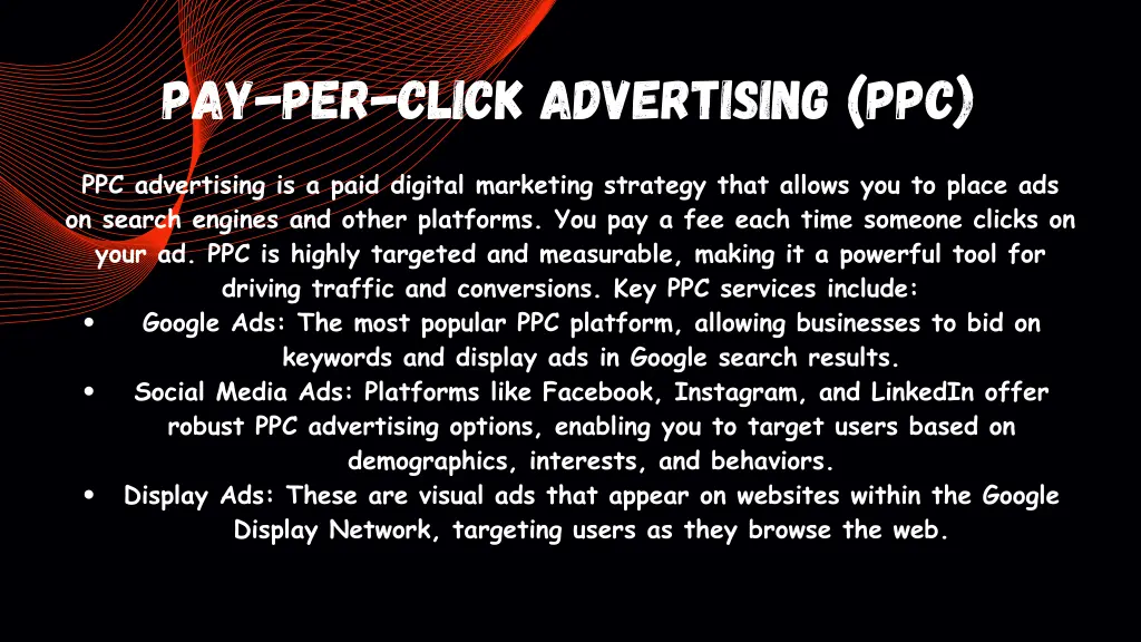 pay per click advertising ppc