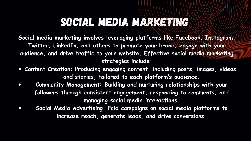 social media marketing