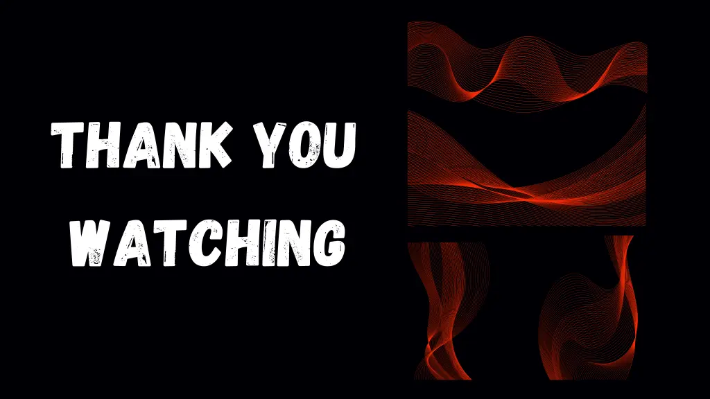 thank you watching