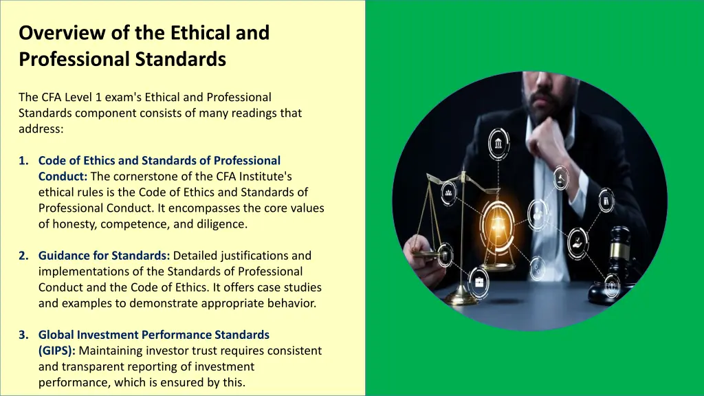 overview of the ethical and professional standards