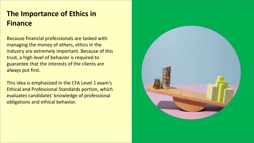 the importance of ethics in finance