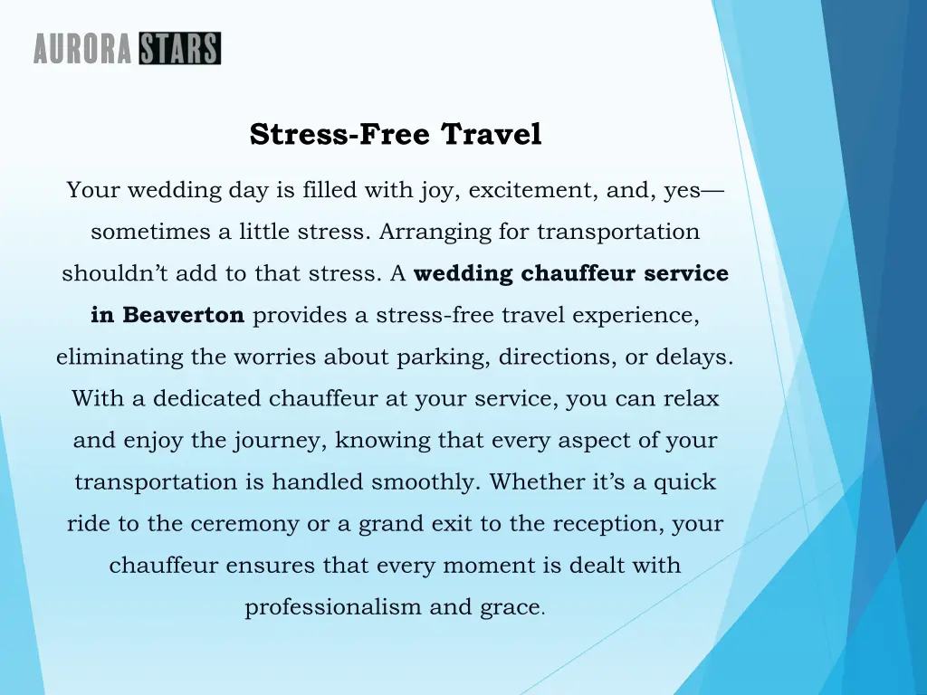 stress free travel