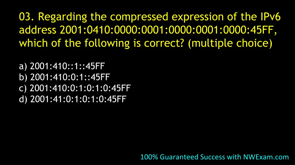 03 regarding the compressed expression